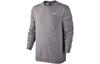 Nike Sweatshirts Men's Gray Crew Neck Moderate Regular 916609-071