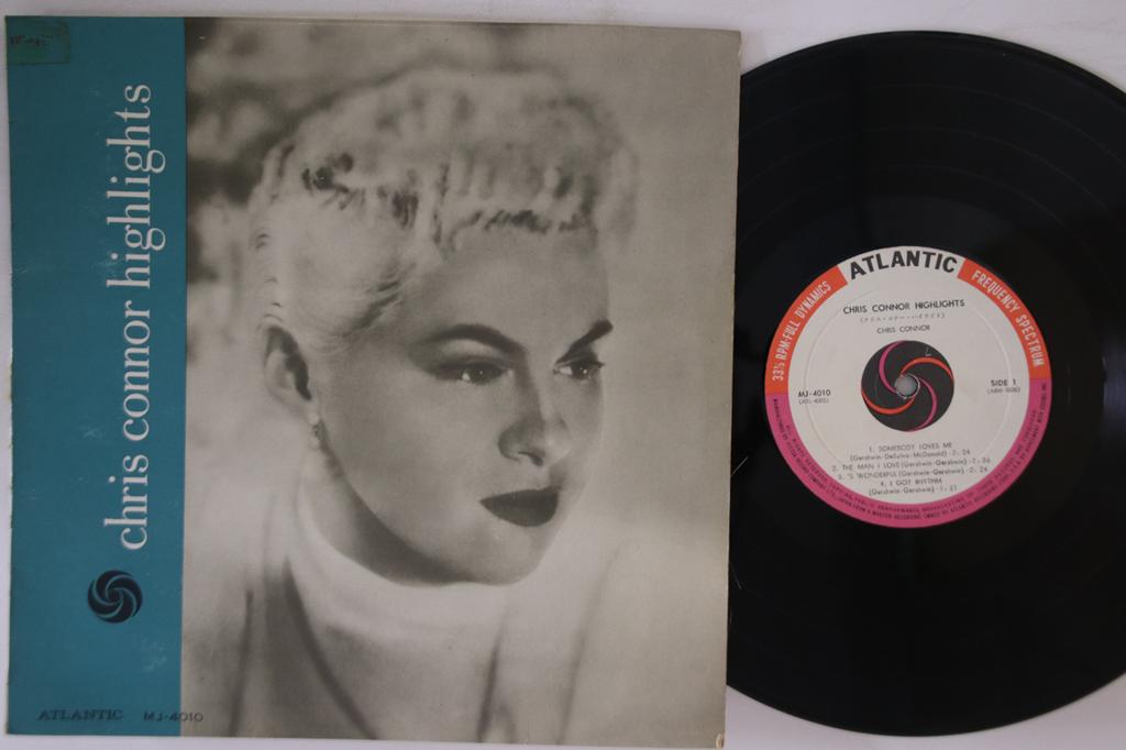 10inch Record CHRIS CONNOR - Highlights MJ4010 ATLANTIC Japan Jazz Used