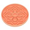 Round Slow Feeder Dog Bowl Silicone Dog Lick Mat Multifunction Slow Feeding Dish  Reduces Boredom
