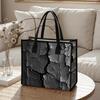 Stylish Crack Pattern Tote Bag Fashion Daily Casual Shoulder Bag for Commute Shopping
