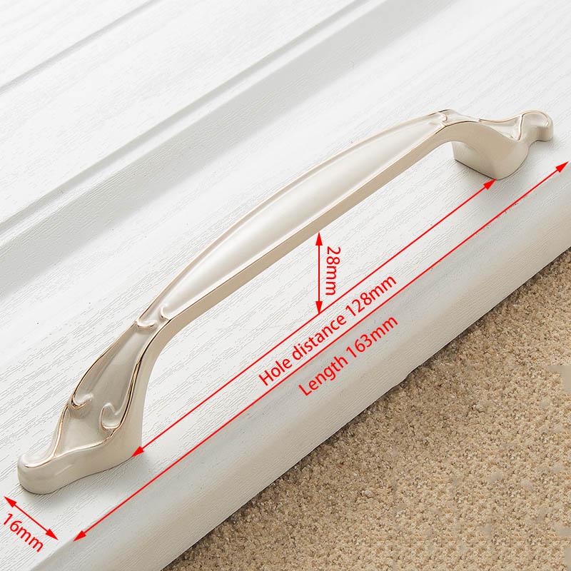 KAK Aliaj de Zinc Alb Crem Mânere pentru Dulap Mânere pentru Uși de Bucătărie Butoane pentru Sertare Mânere pentru Mobilier Modă Europeană Accesorii
