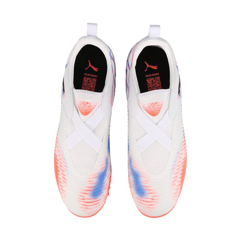 Puma Future 8 Match Fashion Minimalist Low-Top Kids Soccer Shoes Kids Soccer Shoes White Red 10862001