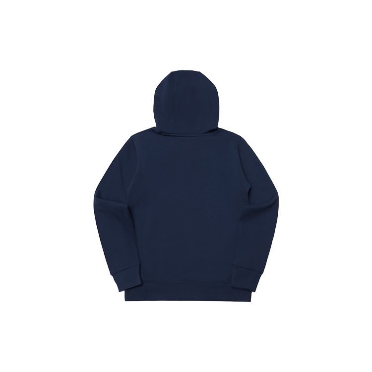 Nike X MLB Collaboration Hoodie New York Yankees Letter Logo Print Crew Neck Long Sleeve Kids Hoodies Deep-Blue 3Z3B7SBF8-NYY