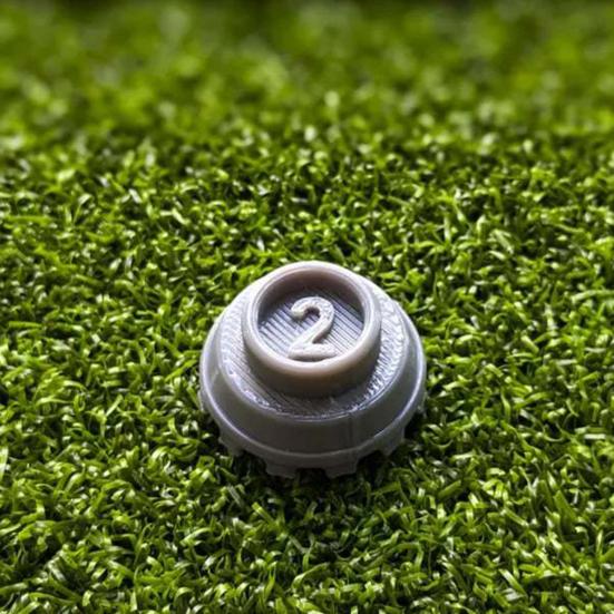 8 Pcs Golf Simulator Tees Plastic Golf Tees for Outdoor Indoor Simulator Practice Training Golf Mat Tees for Winter Turf And Driving Range