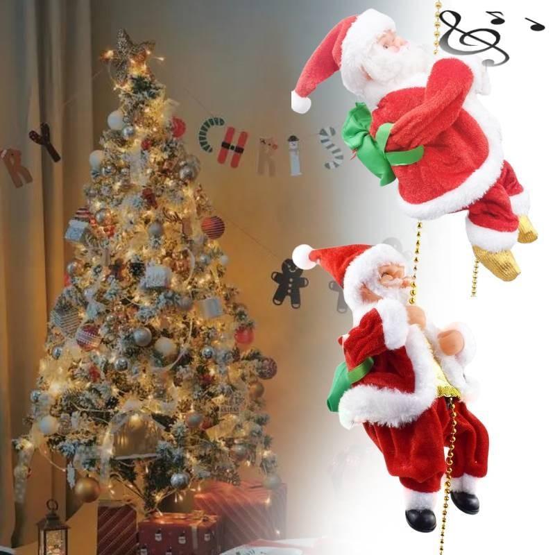 Adorable Electric Christmas Santa Plush Toy With Unique Crawling Features And Vibrant Colors For Holiday Decorations