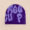 New European and American popular alphabet flame spider skull knitted hat men and women autumn and winter personality hip hop warm