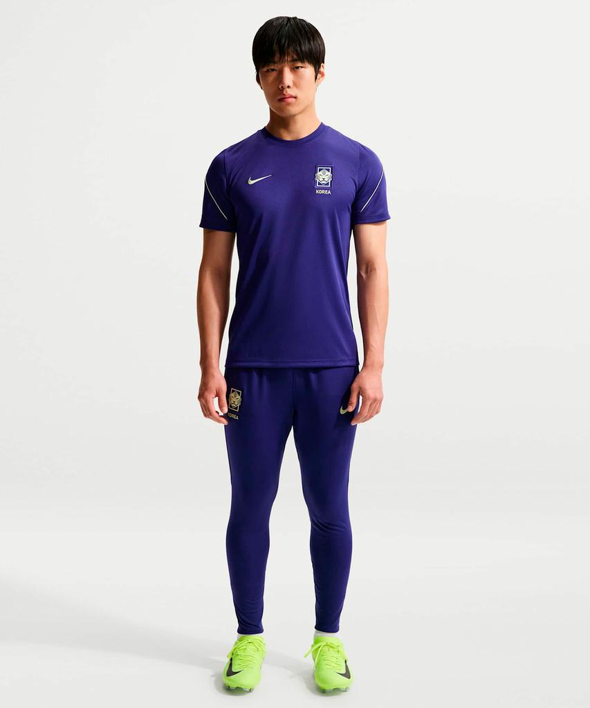 Nike Korea Strike Soccer Dri-Fit Short Sleeve Top M - Regency Purple:Space Purple:Light Liquid Lime / Ib4975-590
