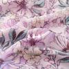 Demana 'Blossom Radiance' Printed Chiffon V-Neck Belted Irregular Hem Dress