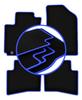 CARLUX-BLUE Car Mats For: Kia Rio III UB Hatchback (2011-2017)