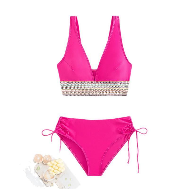 Split Bikini Swimsuit Women's Tight Waist Multi-color Hot