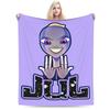 Jul Gold and Platinum Rapper Blanket Coral Fleece Plush Summer Ultra-Soft Throw Blankets for Bedding Couch Bedspread