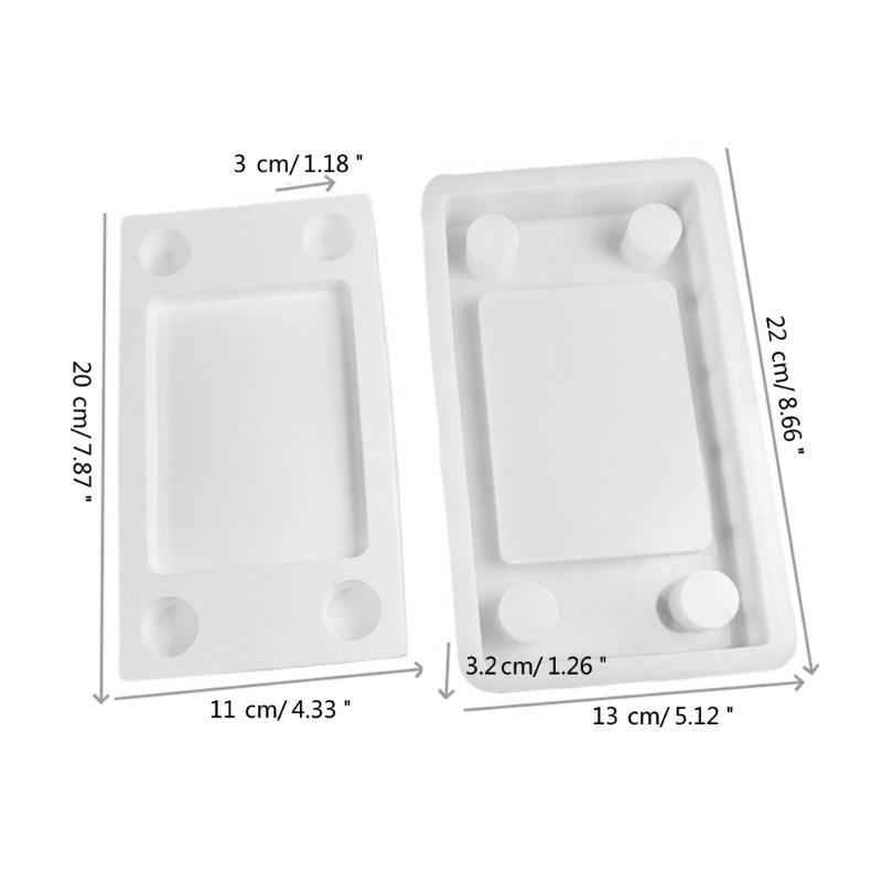 Rectangle Stand Base Molds for Making Pillar Holder