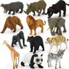 12pcs Kids Toys Small Plastic Figures Sea Zoo Animal Safari Set Wild Ocean Model