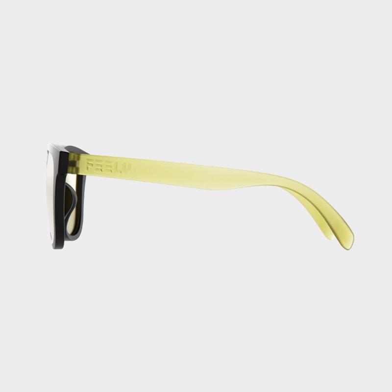 Pilli Neon Sports Sunglasses L Size (Black Yellow)