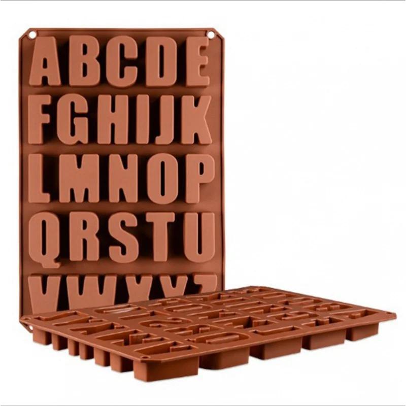 

26-Letter Silicone Mold Set Uppercase Alphabet DIY Resin Plaster Ornaments Suitable for Handicraft A-Z Letter Casting Tools