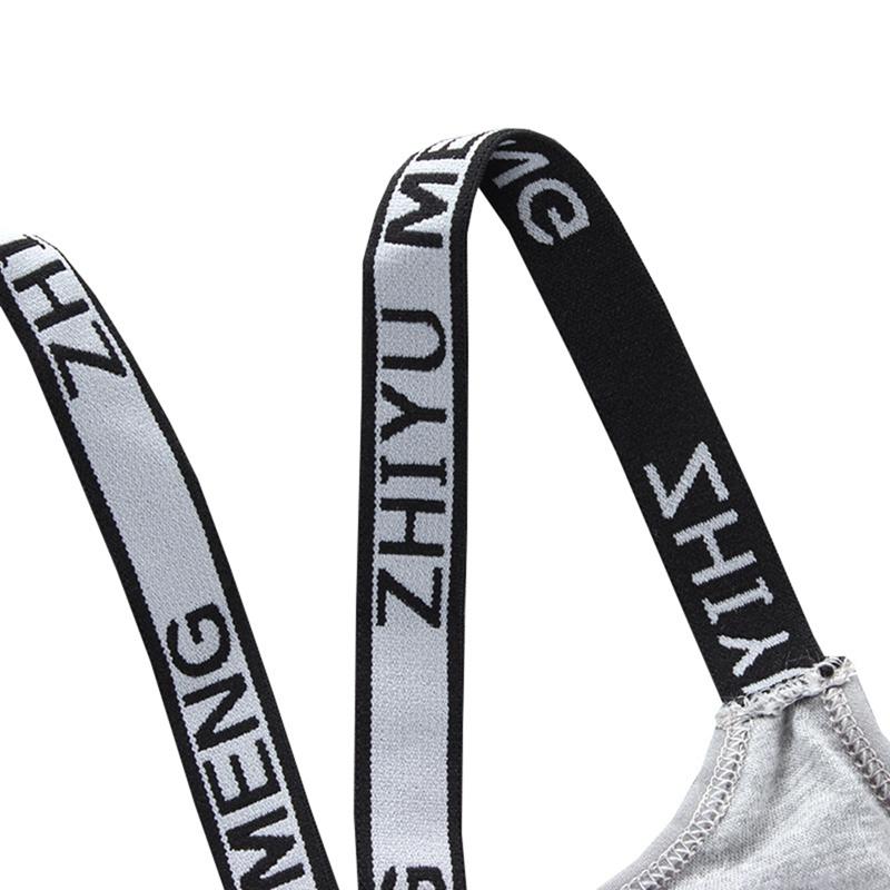 Girls' Bra and Pantie Two-piece Children's Underwear Set Letters Print Kids Bra Underpants