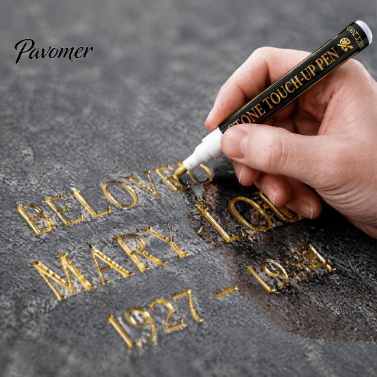 Versatile Inscription Tool Quick-drying Permanent Marker Pen, Waterproof Ink Precise Fine Point Tip Weatherproof Crafting Fade Resistant Drawing