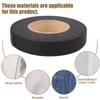 60M Interlining Adhesive Tape Double-sided Non-woven Clothes Ironing Hem Tapes DIY Sewing Interlining for Shorten Repair Pants