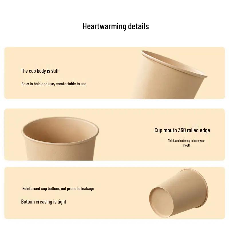Zhi Shi Bamboo Fiber Disposable Paper Cups