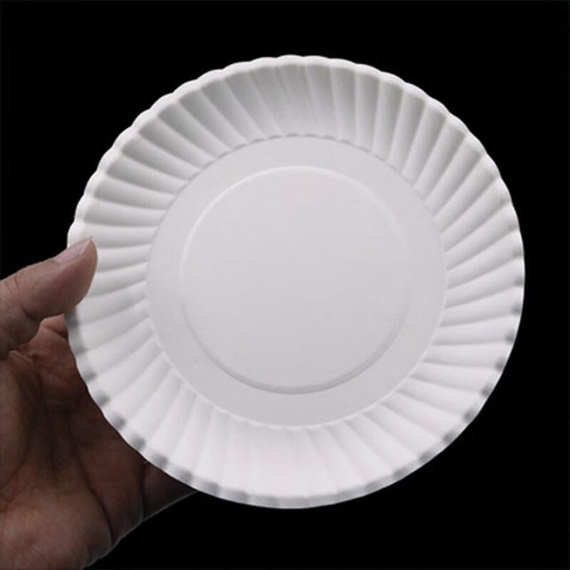 ZISIZ Disposable Round Aluminum Foil Plate