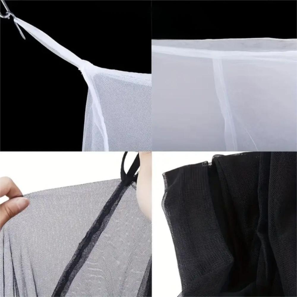 4 Corner Post Bed Tent Breathable Bed Curtains  For Full/Queen/King Indoor Outdoor