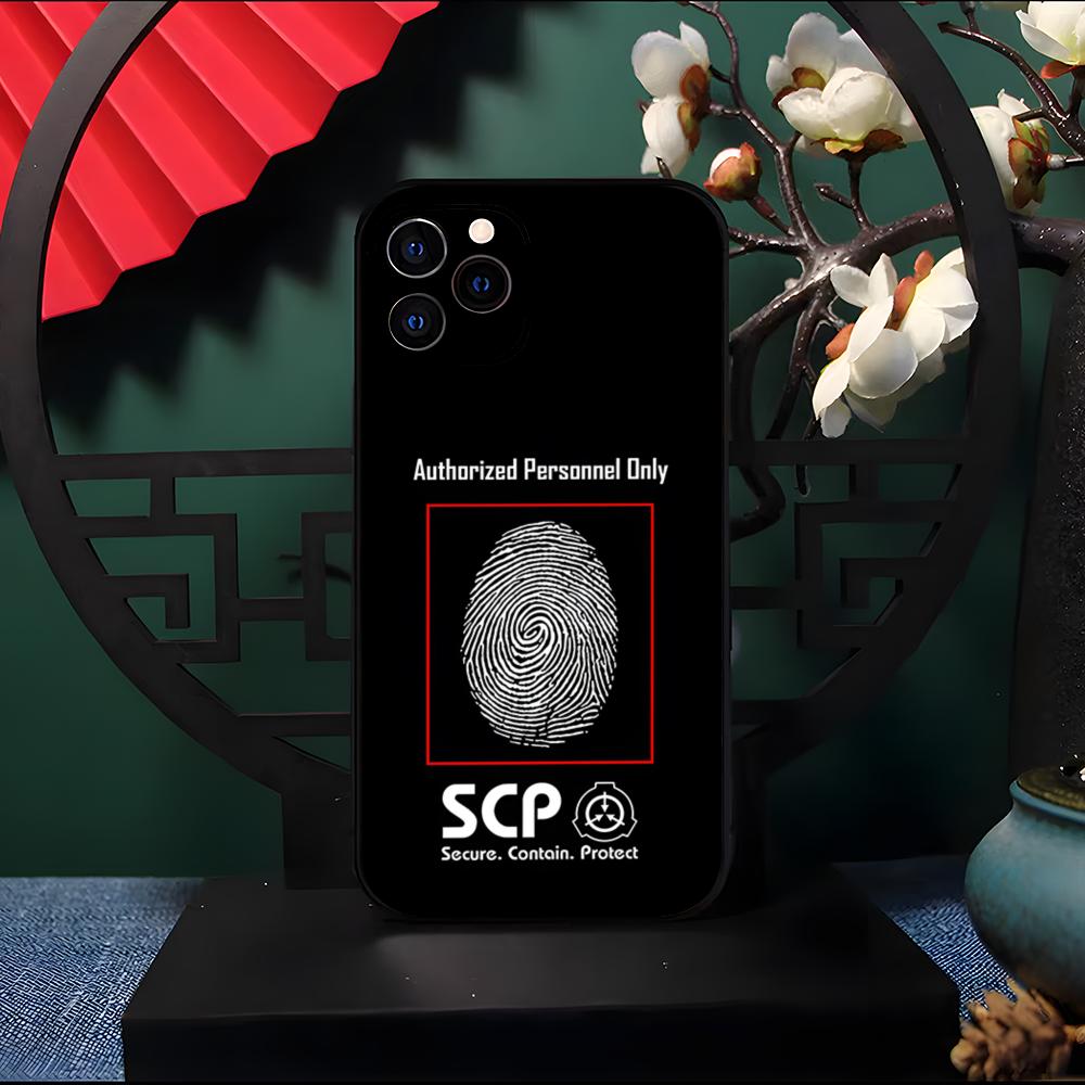 SCP Foundation Phone Case For IPhone 17 Pro Max 16 15 14 Pro Max 13 11 Air Plus Silicone Cover
