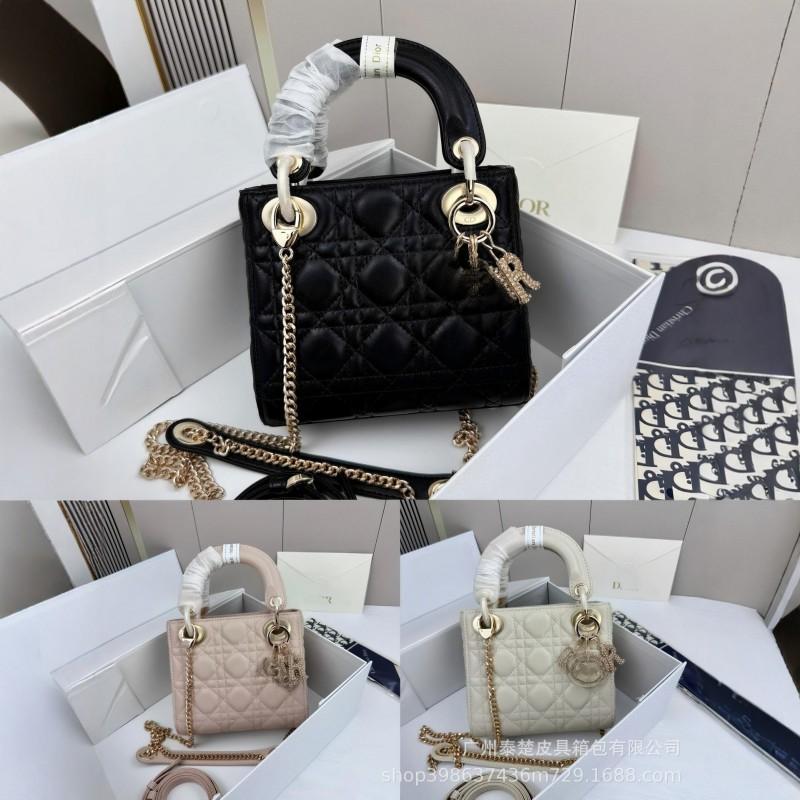 Sheepskin Lingge Dai Fei Bag Women's Fashionable Chain Cross-body High-end Portable Shoulder