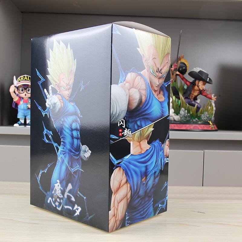 Anime Dragon Ball Z Majin Vegeta Action Figure DBZ Super Saiyan Figuras Toys 26.5cm Collection Model Ornament Peripheral Gift