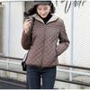 Women's Hooded Jacket Casual Basic Warm Velvet Lamb Parka Coat Autumn Winter Solid Color Light Soft Outerwear
