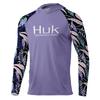 HUK Summer Fishing Shirt Men's Long-Sleeve Hooded Fishing Suit UV Protection Upf 50 + Fishing Wear