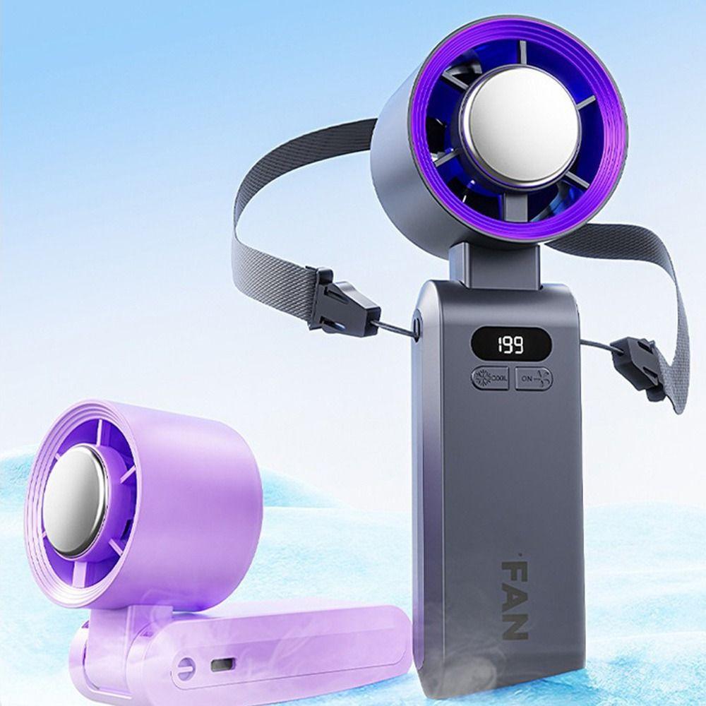 Portable Mini Ice-cold Compress Fan Foldable High-power Fan Gifts Cooling Fan