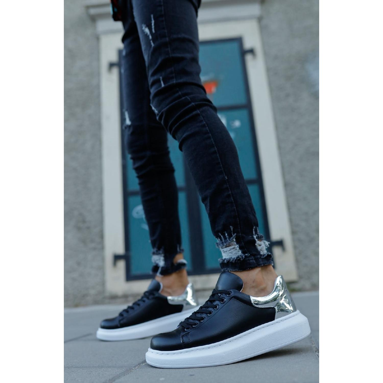 

Ch259 Abt Specchio Мужская обувь черный/серебристый 36 синий белл