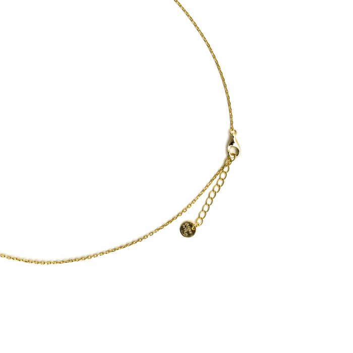 Collier Luxenter En Argent 925 Et Zirconium Brillant Finition En Rhodié - Whis