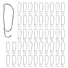 50Pcs Plant Trellis Connecting Buckles Steel Connecting Buckles for Bamboos Canes Garden Canes Connectors Mounting