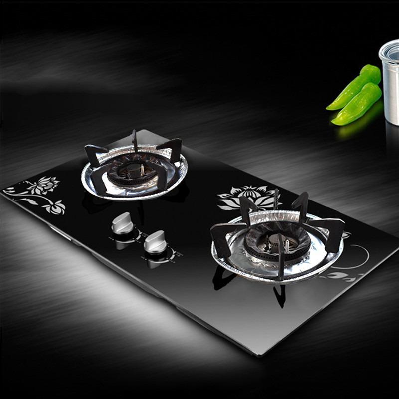 10/20 ks Hliníková fólie Kryty hořáků Jednorázové vložky sporáku pro plynové varné desky Ochranné pomůcky proti oleji pro vaření (Snadné čištění)