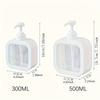 1pc- Transparent Split Bottle, Bathroom Hand Sanitizer Preparation Bottle, Plastic Press Visual Lotion