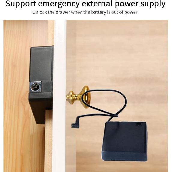 Cabinet Lock APP IC Card Unlock Electronic Cabinet Lock Keyless Anti theft Lock for Drawer Cabinet Wardrobe