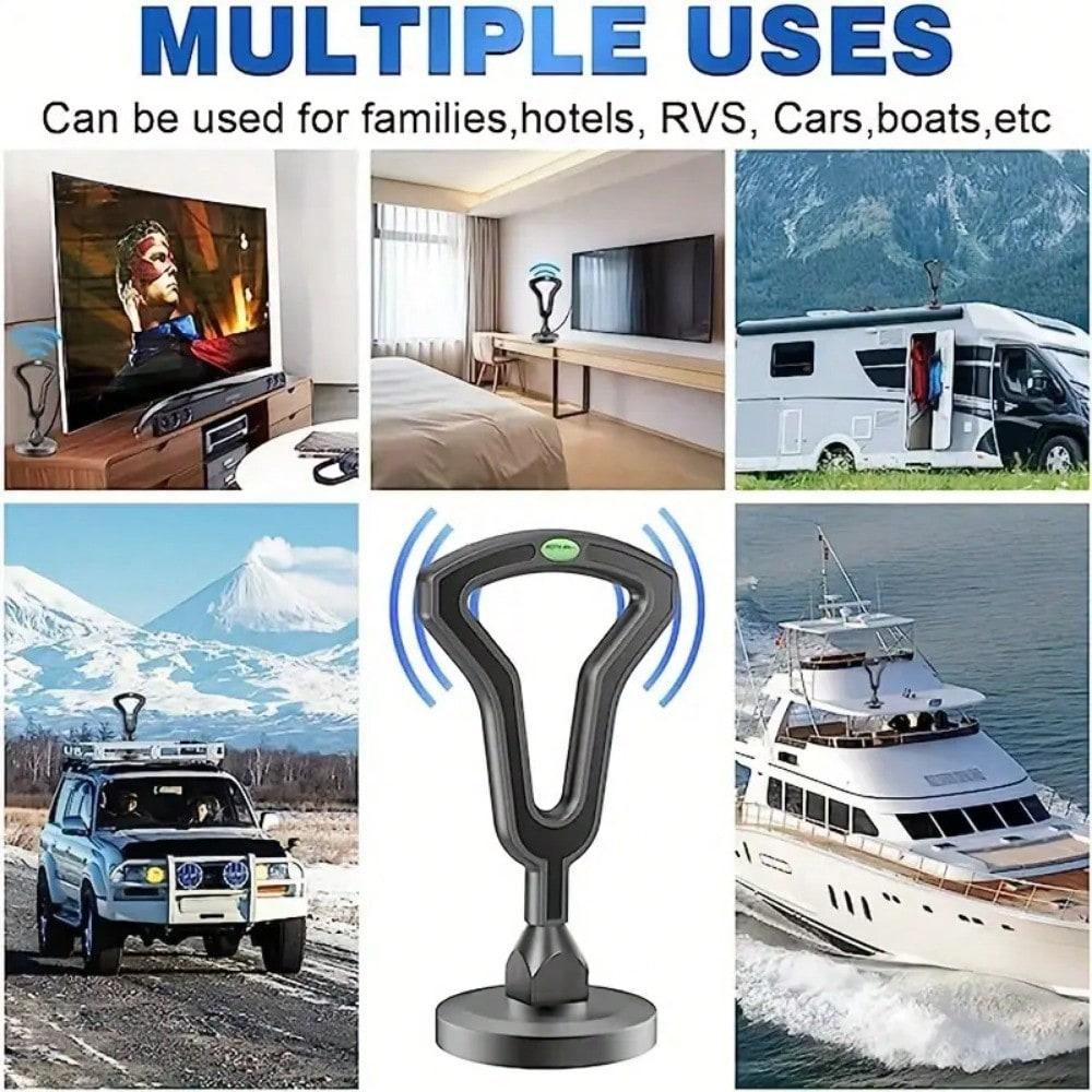 Digital HD TV Antenna - Magnetic Base Indoor Outdoor