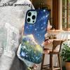 Phone Case: 2D Flat Design Suitable for iPhone 18, 17, 16, 15, 14, 13 Pro Film Protective Case, Couple Style, Starry Sky and Grassland, Christmas and 