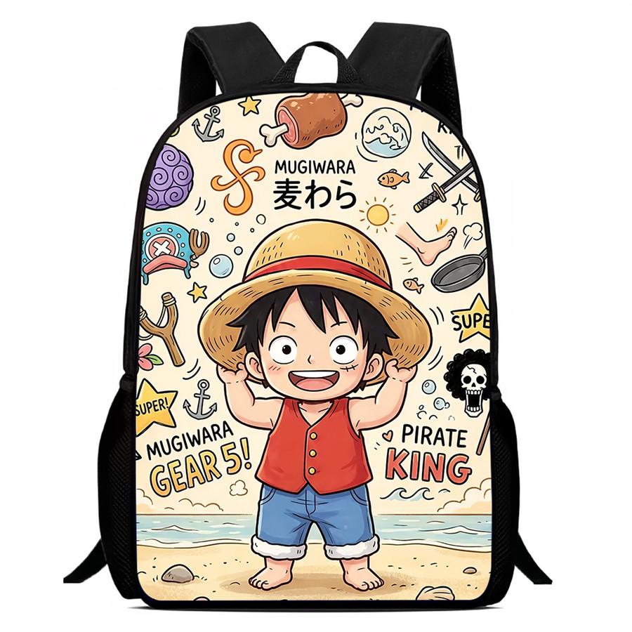 15 Inch One Piece Lightweight Large Capacity School Backpack, Durable Daypack for Boys and Girls Age 6-10, Perfect for Daily Use
