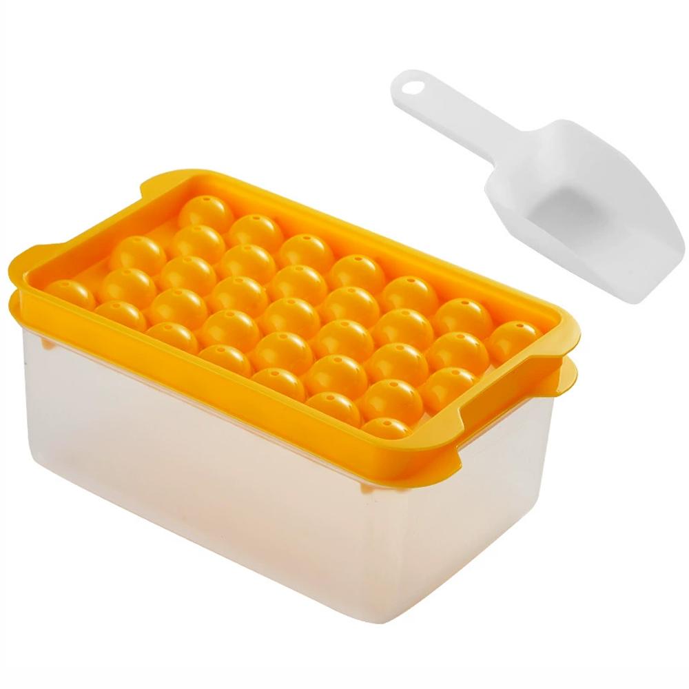 Food Grade Ice Cube Tray Set Large Capacity 3 Piece Design Easy Demoulding for Cocktails Coffee Juice High Low Temperature