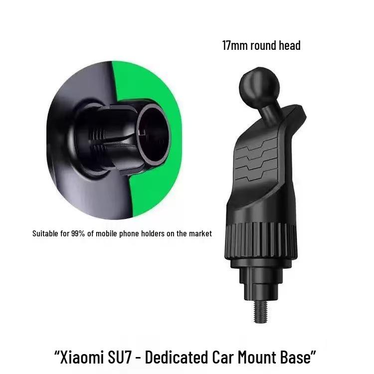 

Phone Holder for Xiaomi SU7 / Bozhi 3X 25: Dedicated Panda Mini Car Navigation Mount Black Xiaomi SU7 + Plum Blossom Hex