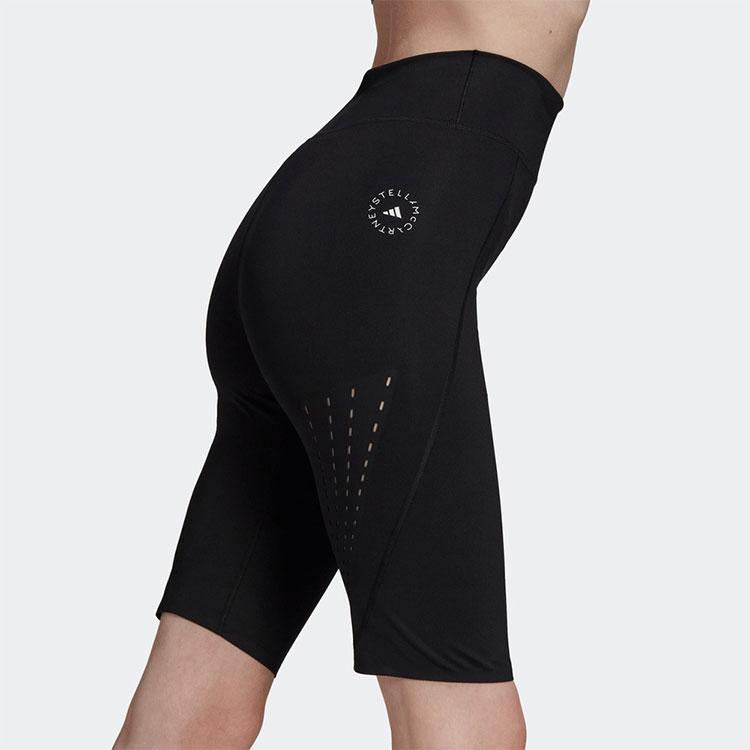 Adidas Alphabet Print Sports Shorts Women Bottoms Black HD9107