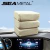 SEAMETAL Chamois Suede 3PCS Car Cleaning Sponge Demister Block Washing Cleaner Car Buffer Polisher Waxing Tools