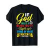 European Sizes Men's Funny Jesus Graphic T-Shirt - "If God Can Make a Bug" Inspirational Design, Soft  Short Sleeve Tee with Colorful Text Print