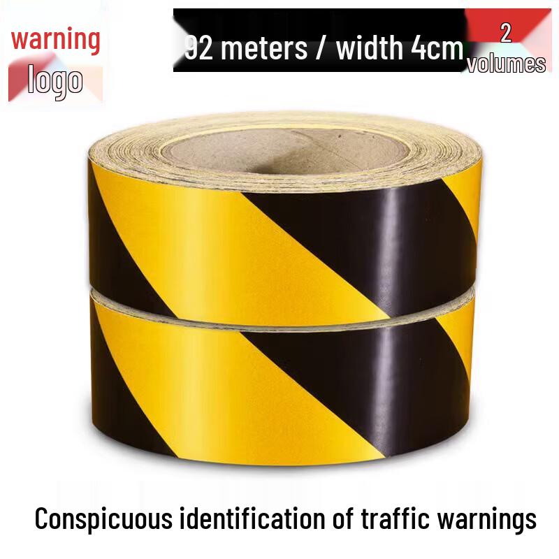 Ledwei Yellow Black Hazard Warning Tape