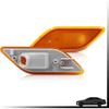 NJSBYL Amber Yellow Lens Front Bumper Side Marker Lights Lamp Housing for 2010-2013 Mercedes-Benz W212 E-Class Pre-LCI E350 E550 E63 AMG Sedan/Wagon