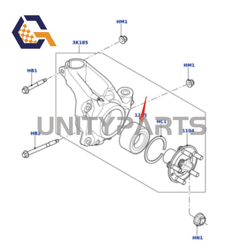For LAND ROVER Discovery Range Rover Sport EVOQUE Front Wheel Hub Bearing LR070453 LR078387 LR122585 LR024267 LR077894 LR133541
