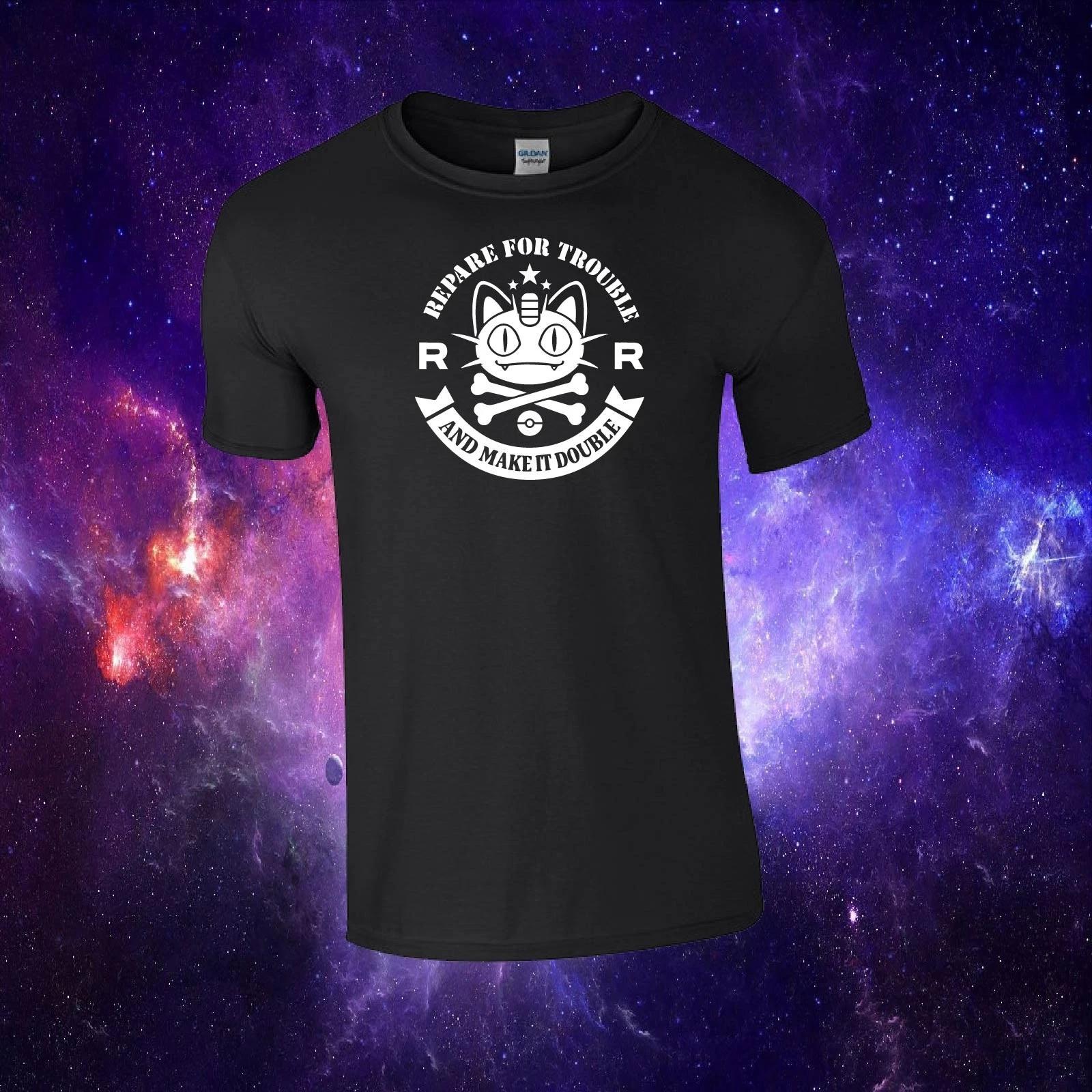 

Meowth Team Rocket Pokemon Inspired Kids Unisex Top T-shirt 130