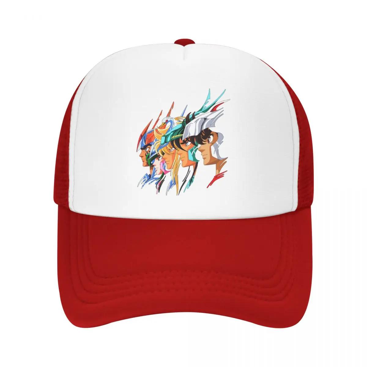 

Custom Saint Seiya Knights Of The Zodiac Baseball Cap Breathable Trucker Hat Sports Snapback Trucker Cap One Size